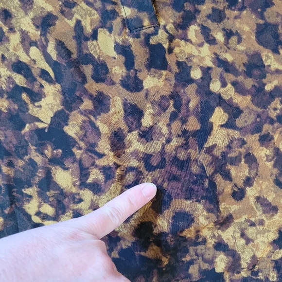 Merona Lightweight Printed 1/2 Button Down Blouse Top Size Women's XS - Picture 11 of 11